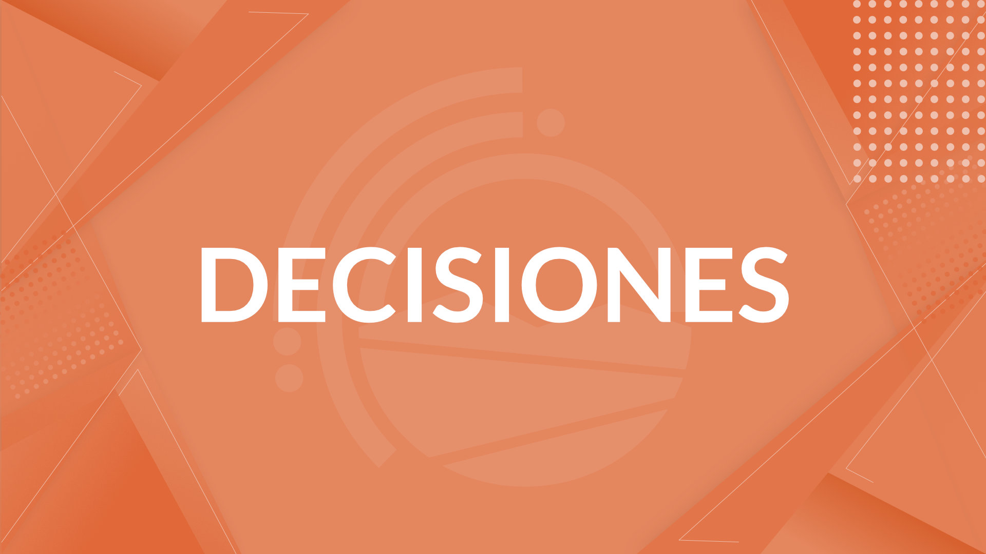 Decisiones CFTe-AP (SD-PAC) - Ranking de debilidades